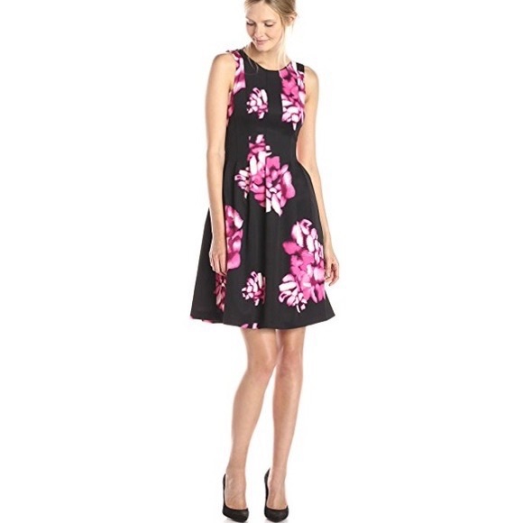 Calvin Klein Dresses & Skirts - Calvin Klein floral sleeveless Office dress ( M )